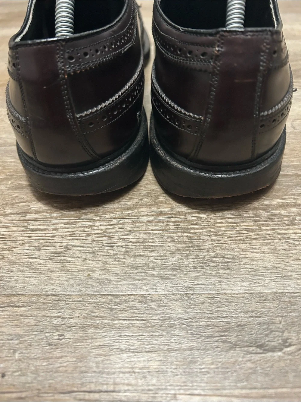 Mason Imperial Men's Size 10 Shell Cordovan Burgundy Wingtip Oxfords Shoes #8
